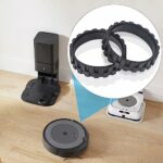 UOMTREO 4-Piece Tyres for iRobot Roomba Wheels, Non-Slip Wheel Tyre Replacement, Easy Installation Wheel Tyres Compatible with iRobot Roomba 500, 600, 700, 800, 900, e and i Series Models