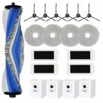 Feilifan 20 PCS Accessories for ECOVACS DEEBOT T30S/ T30S Combo Robot Vacuum, Replacement Parts Main Brush, Side Brush, Filter, Mop Pad, Dust Bag
