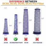 Unikstone 6 Pack Vacuum Filter Replacement Kit for Dyson V8+, V8, V7 Absolute Animal Motorhead Vacuums, 3 HEPA Post Filter & 3 Pre Filter, Replaces Part # 965661-01 & 967478-01