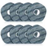 AnDongo 8 Pack Mop Pads Compatible with eufy X10 Pro Omni / X9 Pro Robot Vacuum Cleaner, Spin Cleaning Pads Replacement Accessories Set