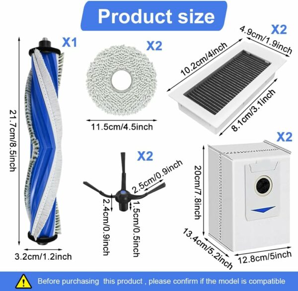 اکسسوری جارو رباتیک اکووکس مناسب مدل Ecovacs deebot X5 PRO Omni (ارسال 10 الی 15 روز کاری) - تصویر 2