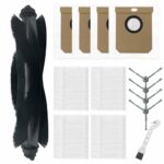 Fixbetter Accessory Kit for Eufy Clean L60/ L60 SES/ L50/ L50 SES/ L60 Hybrid Robot Vacuum Cleaner Replacement Parts, 1 Main Roller Brush + 4 Side Brushes + 4 Filters + 4 Dust Bags + 1 Cleaning Brush