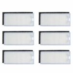 Pack of 6 Replacement Accessories Kit Set Tool Replacement for Eufy RoboVac 11S / RoboVac 30 / RoboVac 30C / RoboVac 16C Vacuum Cleaner – 6 Filters DOOMUN