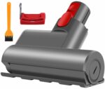 Wiseten Mini Turbine Nozzle for Dyson V7 V8 V10 V11 V15 Handheld Vacuum Cleaner Brush Replacement Parts Brush Roll Accessories Replacement Brush for Mattress Sofa Car Seat Chair Removes Mites and