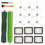i E Series Replacement for iRobot Roomba i1 i3 i3+ i4 i5 j5 i6 i6+ i7 i7+ i8 i8+, E5 E6 E7, Rubber Brush/Side Brush/Filter Vacuum Cleaner Parts