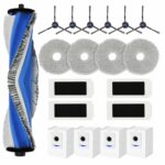 Feilifan 20 PCS Accessories for ECOVACS DEEBOT T30S/ T30S Combo Robot Vacuum, Replacement Parts Main Brush, Side Brush, Filter, Mop Pad, Dust Bag