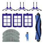 LOHILL Accessories for Eufy RoboVac X8 Hybrid: RoboVac X8 Robot Vacuum Cleaner Replacement Parts Filter Brush Mop Pads (14 Pack)