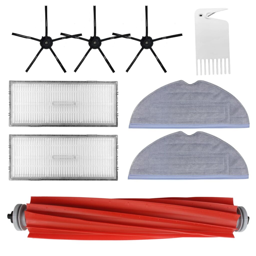KENSHIRE 9 Pack S7 accessories kit compatible for Xiaomi Roborock S7 S7+ S7 Pro S7 MaxV S7 MaxV Ultra accessories replacement parts S75 T7 plus T7S brush roller, filters, side brush, mop cloths