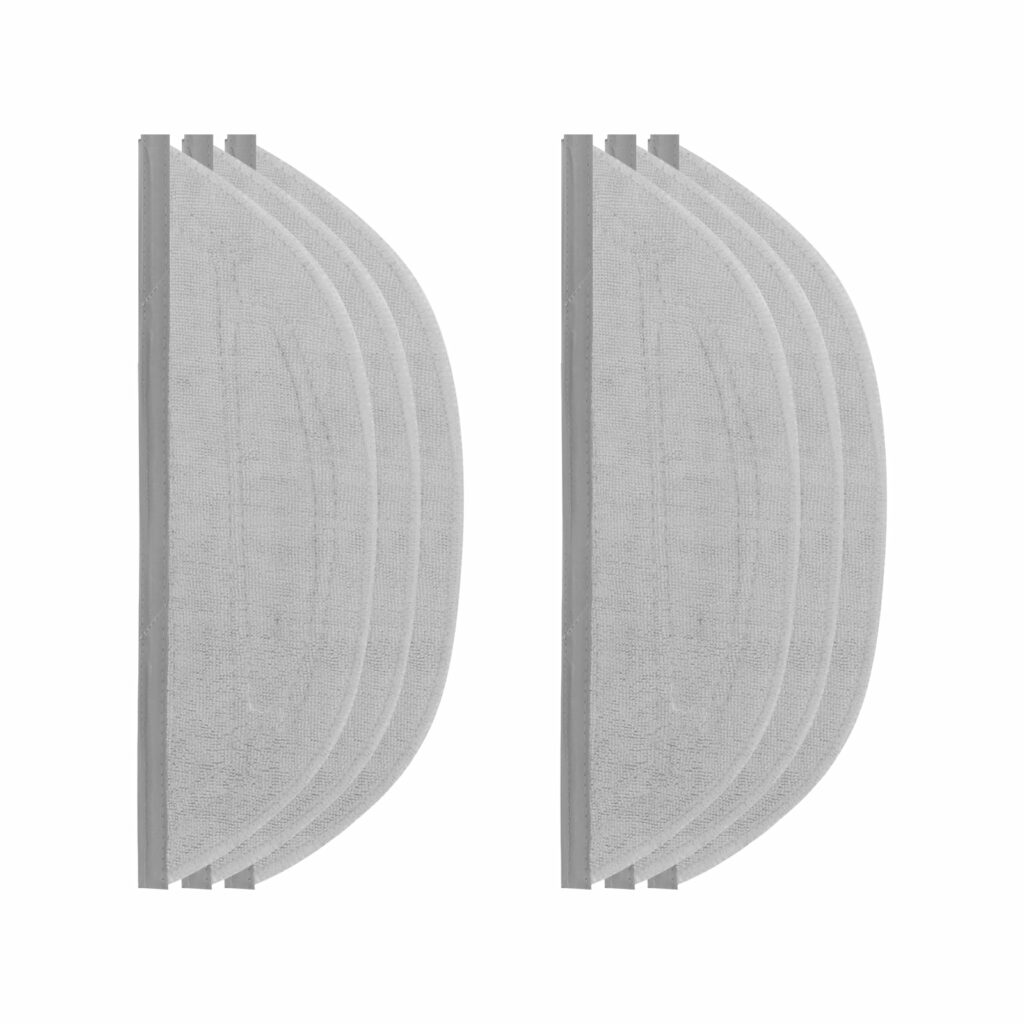 DingGreat Replacement Parts Compatible with Roborock S8 Maxv Ultra Robot Vacuum Cleaner, Parts, Main Brush, Side Brushes, Dust Collection Bag, HEPA Filter, Mop Accessories (Large Mop 6 Pieces)