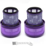 Unikstone 2 Pack Vacuum Filters Replacement Parts Compatible with Dyson V11 SV16 Outsize Vacuum, Compare to Part 970422-01