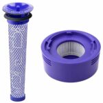 Unikstone Pre Filter + HEPA Post-Filter kit for Dyson V7, V8 Animal and Absolute Cordless Vacuum, Replacement Pre-Filter (DY-96566101) and Post- Filter (DY-96747801)