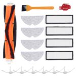 DingGreat Accessory Kit for Dreame D9/Dreame L10 Pro Robot Vacuum Cleaner, Including 1 Main Brush, 6 Side Brushes, 4 Filters, 4 Cleaning Cloths, 2 Cleaning Brushes