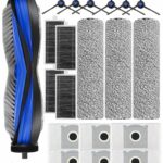 21-piece accessory set for Ecovacs Deebot X8, X8 PRO Omni: includes 6x dust bags, 4x HEPA filters, 6x side brushes, 3x roller mops, main and cleaning brush, compatible with X8 & X8 PRO