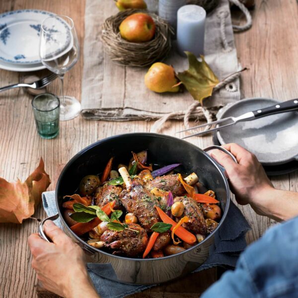 تابه 28 سانت دبلیو ام اف مدل WMF Serving pan with glass lid - تصویر 3