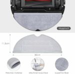 10pcs S8 Kit Series Set Accessory, with Mops, HEPA Filter and Black Side Brush for S8/S8 OULT(S8+)/S8 Pro Ultra/G20 Robot Vacuum Cleaner,Compatible with Roborock.