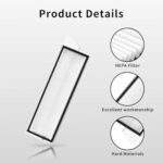 Rrochio Pack of 4 Robot Vacuum Cleaner Accessories, Washable E11 Air Filter for Roborock S8 Max Ultra, S8 MaxV Ultra
