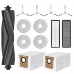 HASTHIP® 13Pcs Replacement Parts for Dreame L10s Ultra Vacuum Cleaner, Spare Accessories with 1 Main Roller Brush, 4 Side Brushes, 2 Mop Cloth, 2 Filters, 4 Cleaning Mop, 2 Dust Bags