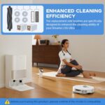 HASTHIP® 13Pcs Replacement Parts for Dreame L10s Ultra Vacuum Cleaner, Spare Accessories with 1 Main Roller Brush, 4 Side Brushes, 2 Mop Cloth, 2 Filters, 4 Cleaning Mop, 2 Dust Bags