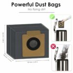 (15 Pack) X10 Pro Omni Replacement Dust Bags Compatible With Eufy Clean X8 Pro / X10 Pro Omni Robot Vacuum Self-Empty Station, Activated Carbon Filter Bags, Disposable Vacuum Bag Accessories Parts