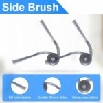 Accessory set for Roborock Q10 S5 / Q10 S5+ robot vacuum cleaner, spare parts contain 1 main brush, 4 hepa filters, 4 wipes, 4 dust bags, 4 side brushes, 1 screwdriver