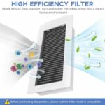 HASTHIP® Replacement Vacuum Cleaner Accessories for Ecovacs Deebot Vacuum Cleaner, Includes 2 HEPA Filters, 2 Dust Bags, 2 Mop Pads, 4Side Brushes, Universal Fit for Deebot X5 Pro, Deebot X5 Omni.
