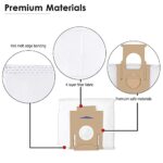 CHAIN PEAK (8 Pieces) Replacement Vacuum Bags for Ecovacs DEEBOT OZMO T8 AIVI T8 Max, AIVI & T8 Series, T9 T9+ N8 series DX93 DDX96, Robot Vacuum Cleaner Filter Bags, Replacement Canister Vacuum Bags