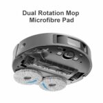 Replacement Mop Pads Set for Dreame L10 Ultra / L10S Pro / L10S Ultra / L10S Pro Ultra / L10S Pro Ultra / L10 Prime / L20 Ultra / L20 Ultra / X40 Ultra Robot Vacuum Cleaner (8 Cloths)