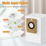 Chuancheng 6Pcs Dust Bag for Dreame Bot Z10 Pro / L10 Plus Auto-Empty Station Robot Vacuum Spare Parts, 4L Large Capacity