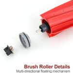 2-Piece, Detachable Rubber Main Brush,for QRevo/Qrevo MaxV/Qrevo S/Qrevo Pro/Qrevo Plus/Pearl E/S7/S7MaxV/S7 MaxV Ultra/S7 MaxUltra/S7 Pro Ultra/Q7 Max Robot Vacuum Cleaner,Compatible with Roborock.