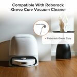 roborock Zero-Tangling Side Brushes Replacement (2 Pieces) for Roborock Qrevo Curv, Qrevo Edge 5V1, Saros 10, Q10 VF, Q10 VF+, Q7 TF, Q7T+, Q7 TF+ Robot Vacuum