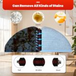 19 Pack Accessories Set for Roborock S8 Max/MaxV Ultra Robot Vacuum Cleaner 1 Pair Roller Brush 1 Self-Cleaning Brush 4 Side Brushes 2 Filters 4 Long and Round Mop Pads 4 Dust Bags 1 Cleaning Brush