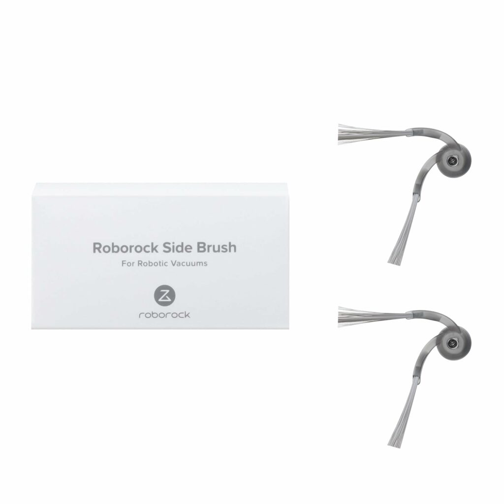 roborock Zero-Tangling Side Brushes Replacement (2 Pieces) for Roborock Qrevo Curv, Qrevo Edge 5V1, Saros 10, Q10 VF, Q10 VF+, Q7 TF, Q7T+, Q7 TF+ Robot Vacuum