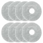 Replacement Mop Pads Set for Dreame L10 Ultra / L10S Pro / L10S Ultra / L10S Pro Ultra / L10S Pro Ultra / L10 Prime / L20 Ultra / L20 Ultra / X40 Ultra Robot Vacuum Cleaner (8 Cloths)