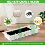 HASTHIP® 10Pcs Replacement Accessories for Ecovacs Deebot T20 Omni/PRO/MAX Robot Vacuum Accessorise Kit, 4 Side Brushes, 2 Mop Cloth, 2 Dust Collection Bags, 2 Filters
