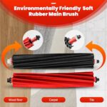 19 Pack Accessories Set for Roborock S8 Max/MaxV Ultra Robot Vacuum Cleaner 1 Pair Roller Brush 1 Self-Cleaning Brush 4 Side Brushes 2 Filters 4 Long and Round Mop Pads 4 Dust Bags 1 Cleaning Brush