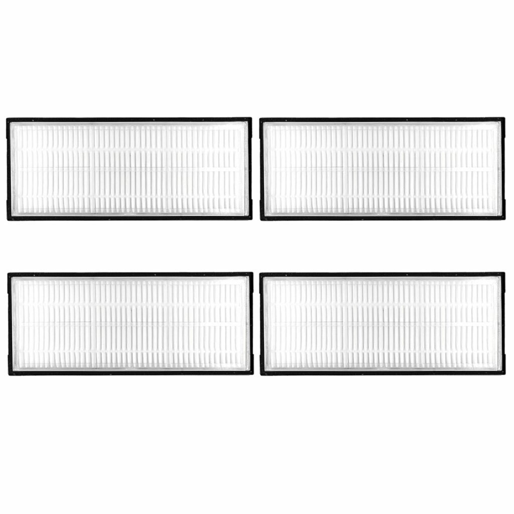 4 Pack Replacement Filters,Compatible with Roborock S8 Series Robot Vacuum HEPA Filters, Washable, Compatible with S8/S8+/ S8 OULT/S8 Pro Ultra Models