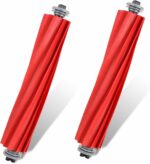 2-Piece, Detachable Rubber Main Brush,for QRevo/Qrevo MaxV/Qrevo S/Qrevo Pro/Qrevo Plus/Pearl E/S7/S7MaxV/S7 MaxV Ultra/S7 MaxUltra/S7 Pro Ultra/Q7 Max Robot Vacuum Cleaner,Compatible with Roborock.