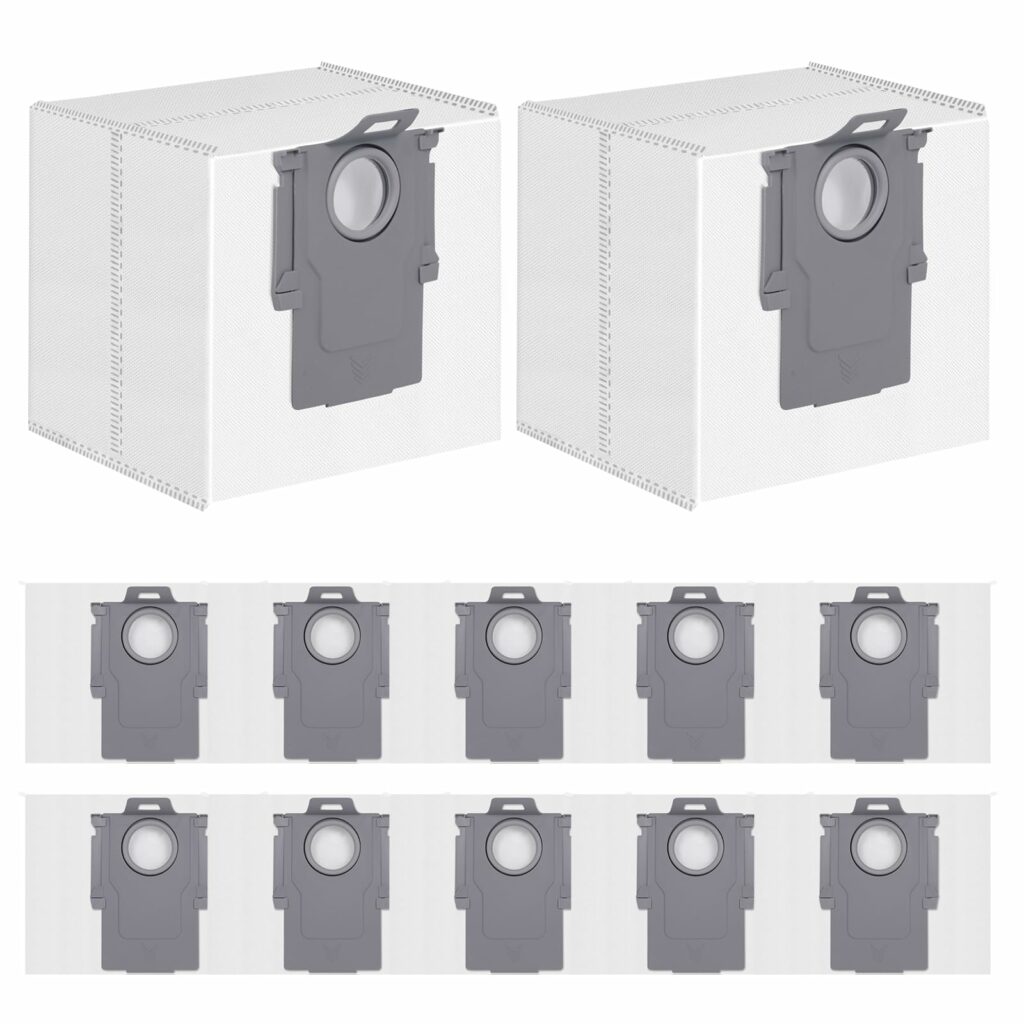 Spofan 16 Packs Dust Bags for Roborock S8 Pro Ultra, S8+, S7 Max/MaxV Ultra, Q5+, Q5 Max+/Pro+, Q5 DuoRoller+, Q7+, Q7 Max+, Q8 Max+ Robot Vacuum, 3.6 L Large Capacity Disposable Replacement Bag