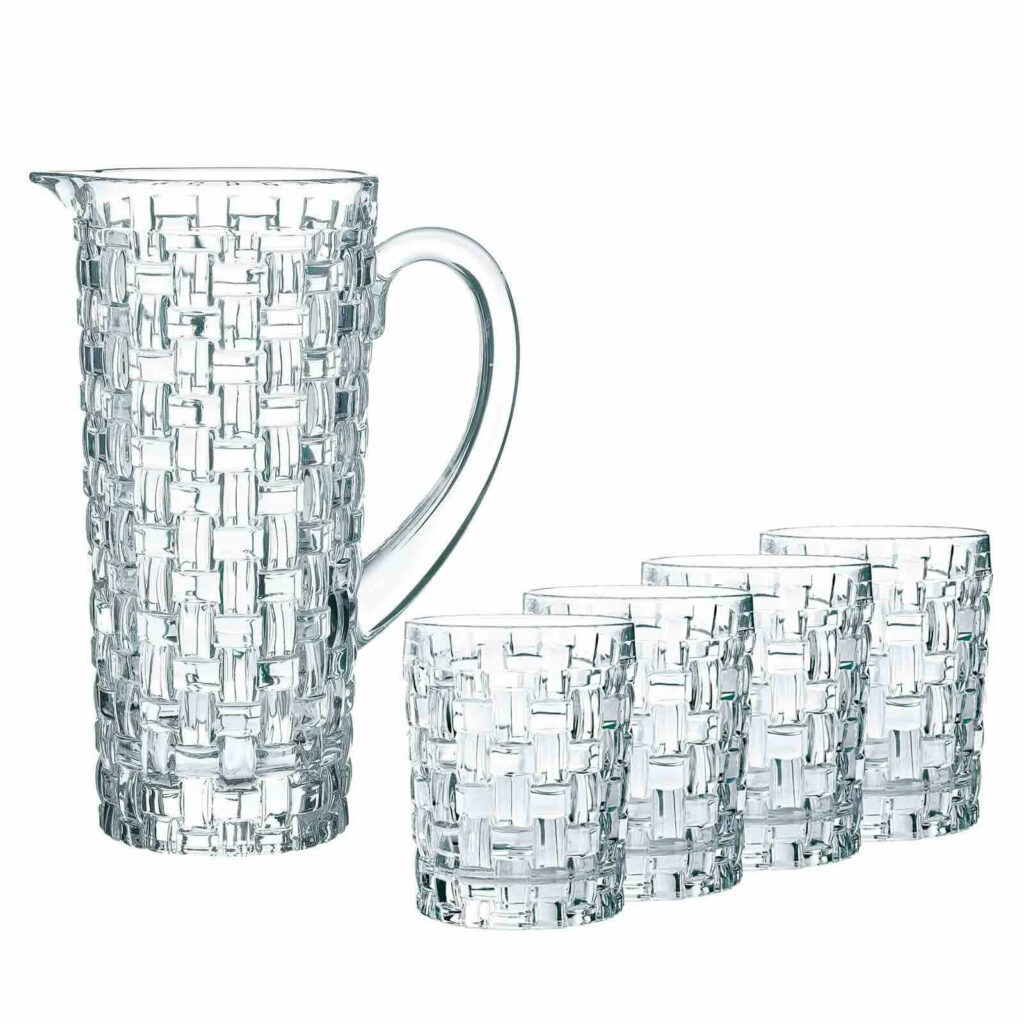 پارچ و لیوان ناخمن مدل Nachtmann Bossa Nova بسته 5 عددی