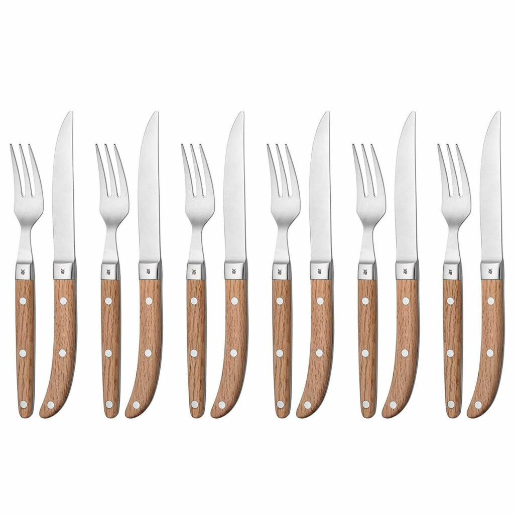 کارد و چنگال استیک خوری 12 پارچه دبلیو ام اف مدل WMF Ranch steak knife