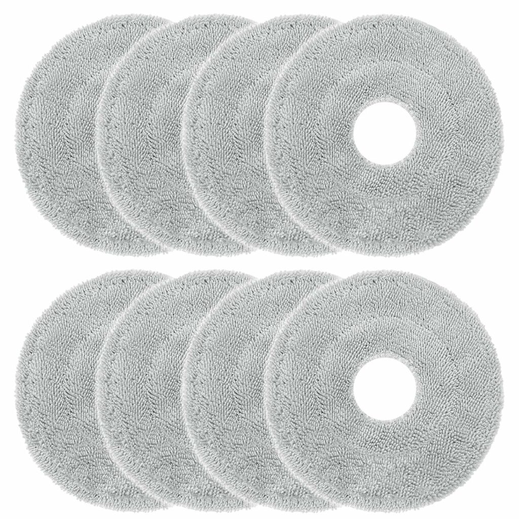 Replacement Mop Pads Set for Dreame L10 Ultra / L10S Pro / L10S Ultra / L10S Pro Ultra / L10S Pro Ultra / L10 Prime / L20 Ultra / L20 Ultra / X40 Ultra Robot Vacuum Cleaner (8 Cloths)