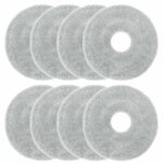 Replacement Mop Pads Set for Dreame L10 Ultra / L10S Pro / L10S Ultra / L10S Pro Ultra / L10S Pro Ultra / L10 Prime / L20 Ultra / L20 Ultra / X40 Ultra Robot Vacuum Cleaner (8 Cloths)