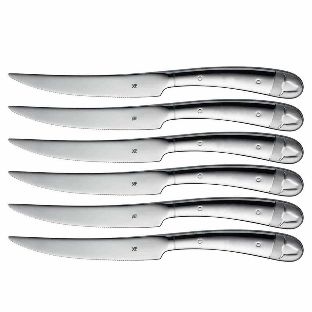 کارد استیک خوری 6 پارچه دبلیو ام اف مدل WMF Steak Knife Set Bullshead