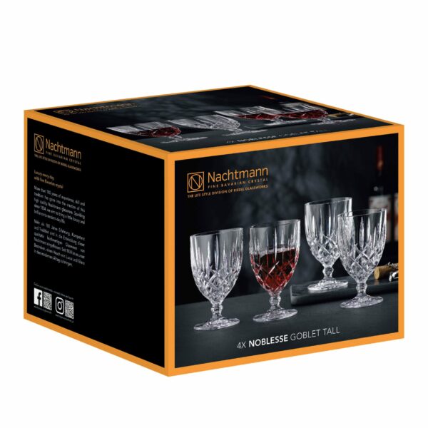 لیوان 4 پارچه ناخمن مدل Nachtmann Noblesse Goblet tall - تصویر 4
