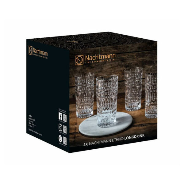 لیوان 4 پارچه ناخمن مدل Nachtmann Ethno Longdrink Glass - تصویر 4