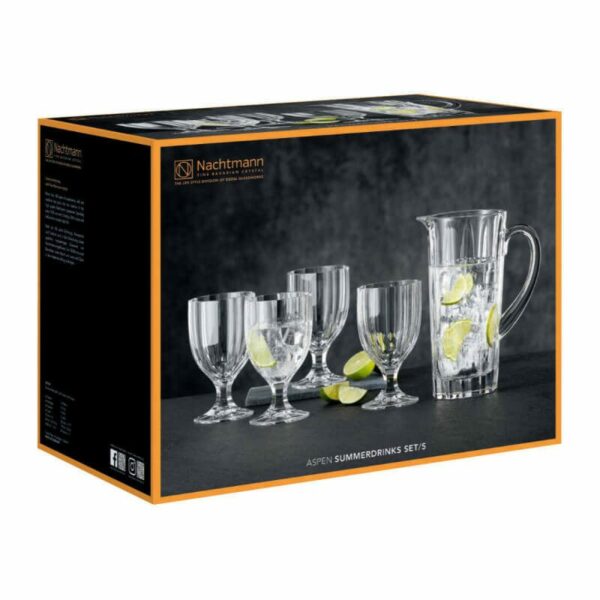 پارچ و لیوان ناخمن مدل Nachtmann Aspen بسته 5 عددی - تصویر 4