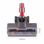 KENVOR Brush Compatible with Dyson Vacuum Cleaner V7 V8 V10 V11 V15, Cleaning Mop Head with 5 LED Lights for Hard Floors and Parquet Floors