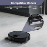 Dust Bin Box for ECOVACS Deebot T8 N8 T5 N5 950 Series Robot Vacuums Cleaner – Replacement Accessories Parts (Not Suitable for Automatic Dust Collection Plate)