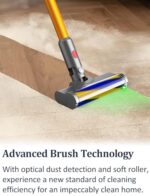 Nekuma Vacuum Attachments with Dust Detect Green Light for Dyson V7 V8 V10 V11 V15 Cordless Cleaners, Hard Floor Soft Roller Brush Head Motorhead Replacement Accessories Parts