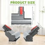 BTRSOLUS Mini Motorized Tool Brush Head for Dyson V7 V8 V10 V11 V15 Cordless Vacuum Cleaners, Vacuum Clean Head Replacement Parts